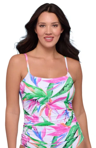 S3 Classic Shirred Front Tankini Top