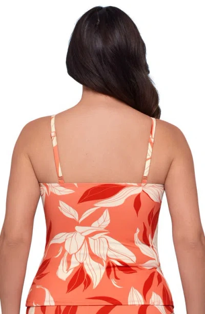 S3 Classic Shirred Front Tankini Top