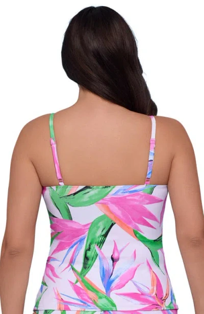 S3 Classic Shirred Front Tankini Top
