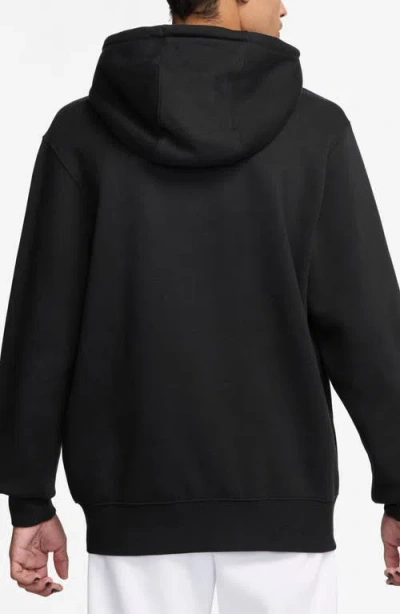 Nike Logo Casual Sports Stay Warm Hooded Jacket Black