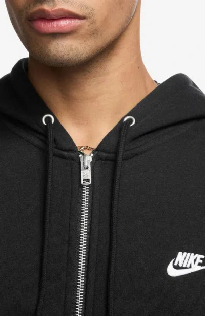 Nike Logo Casual Sports Stay Warm Hooded Jacket Black
