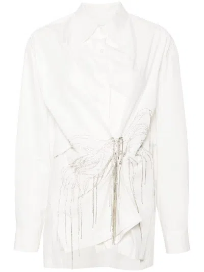 Dries Van Noten "clickys" Shirt In White