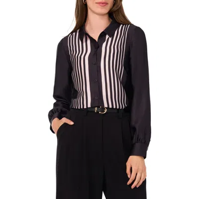 Halogenr Halogen(r) Geo Stripe Button-up Shirt