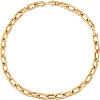 Sara Weinstock Rectangle Charm Chain Necklace