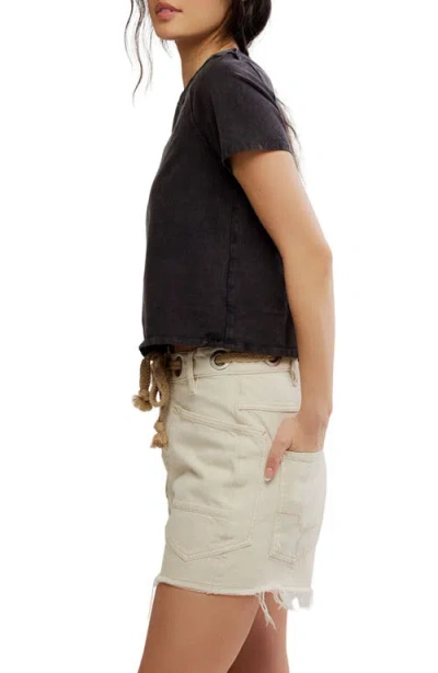 Free People Everyday Cotton T-shirt In Gray