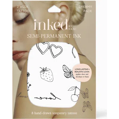 Inked By Dani Dreamy Semi-permanent Ink 8-pack Temporary Tattoos