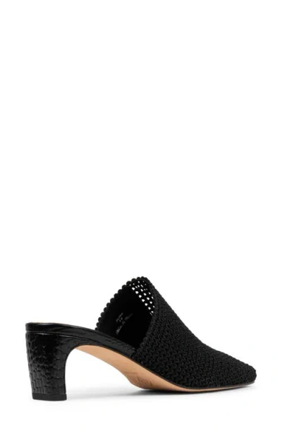 Donald Pliner Block Heel Mule In Black