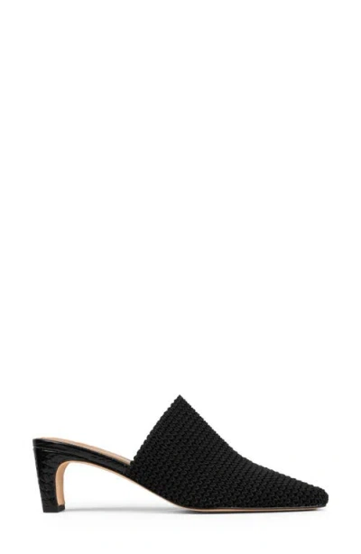 Donald Pliner Block Heel Mule In Black