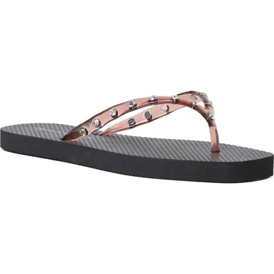 Loeffler Randall Taryn Crystal-embellished Thong Flip Flops In Multi