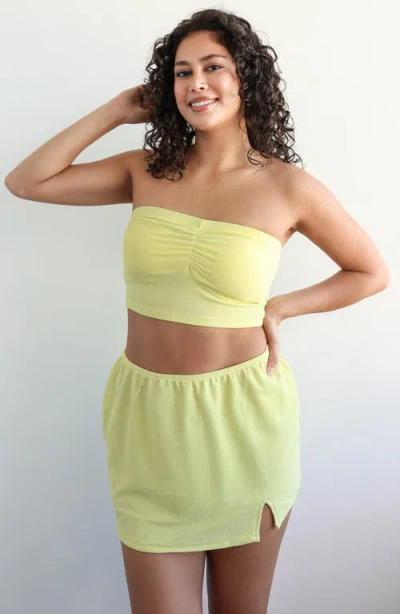 Dippin Daisys Mojito Mini Skirt In Yellow