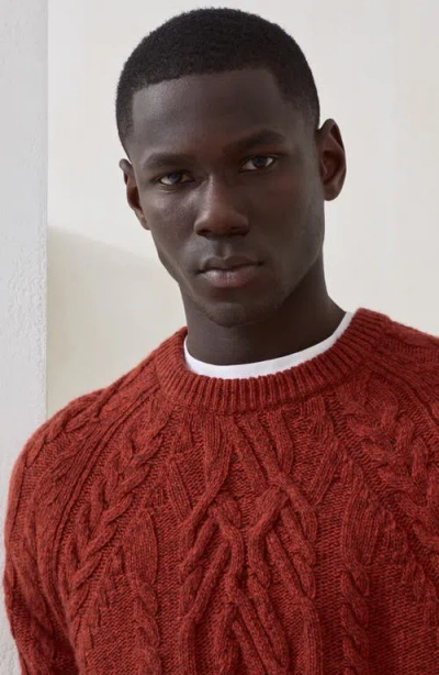 Brunello Cucinelli Pullover Mit Zopfmuster