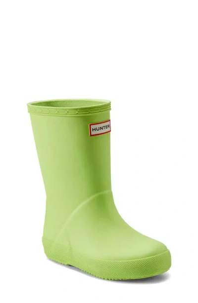 Hunter Kids First Classic Rain Boots 13c Light Green