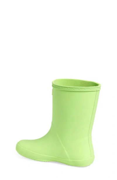 Hunter Kids First Classic Rain Boots 13c Light Green