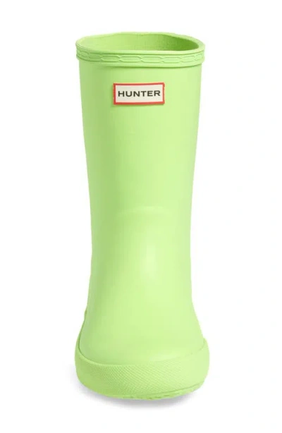 Hunter Kids First Classic Rain Boots 13c Light Green