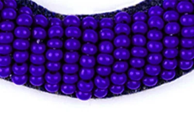 Deepa Gurnani Asta Beaded Hoop Drop Earrings