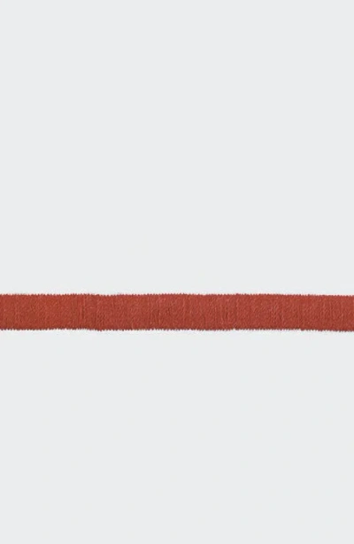 Matouk Bergamo 500 Thread Count Cotton Percale Flat Sheet In White