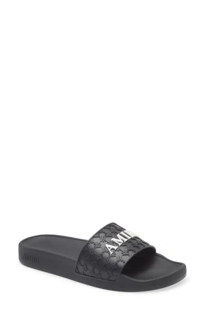 Amiri Ma Quad Logo-embossed Slides