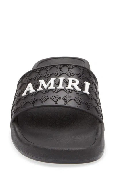 Amiri Ma Quad Logo-embossed Slides