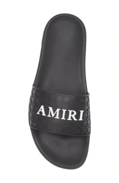 Amiri Ma Quad Logo-embossed Slides