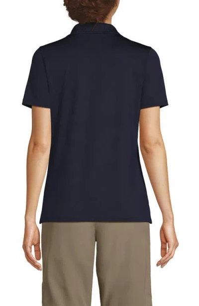 Lands' End School Uniform  Short Sleeve Feminine Fit Rapid Dry Polo Shirt