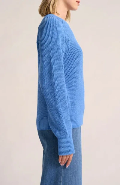 Matty M Pepper Pullover Sweater In Blue