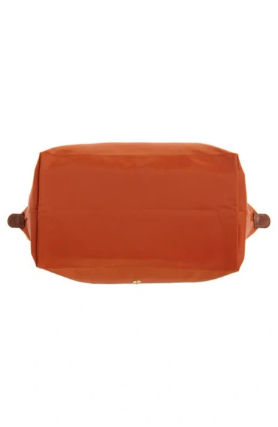 Longchamp Le Pliage Green M Tote Bag Canvas Leather