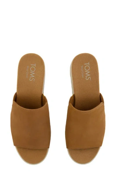 Toms Women's Diana Mule Wedge Sandal Sugar Leather