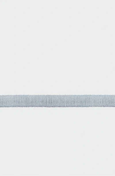 Matouk Bergamo Set Of 2 500 Thread Count Cotton Percale Pillowcases In White