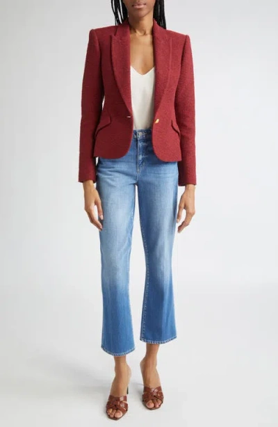 L'agence Mira Crop Bootcut Jeans In Blue