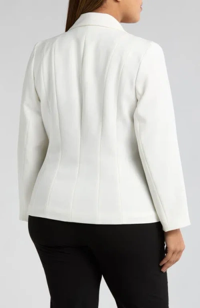 Kasper One Button Blazer In Red