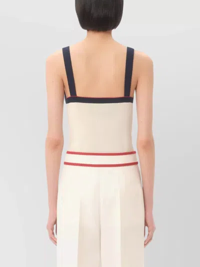 Valentino Wool Tops. In White