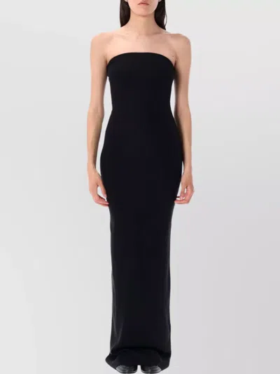 Éterne Eterne Tube Maxi Dress In Black