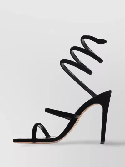 René Caovilla Flat Sandals Rene Caovilla Woman Color Black In Multi