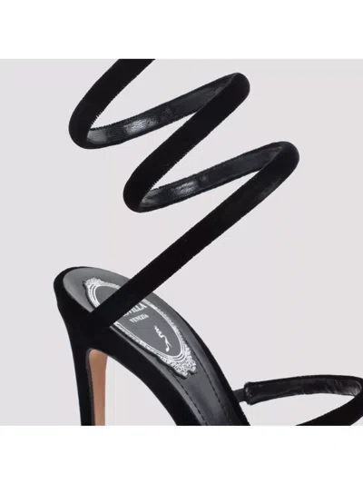René Caovilla Flat Sandals Rene Caovilla Woman Color Black In Multi