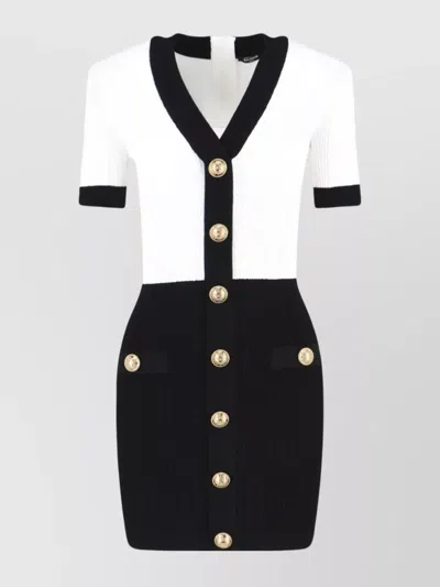 Balmain Two-tone "bodycon" Dress