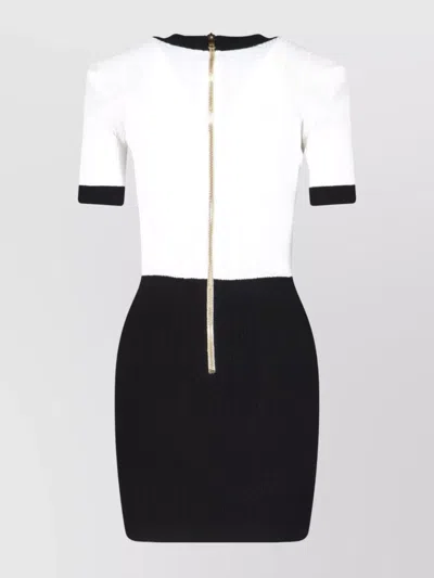 Balmain Two-tone "bodycon" Dress