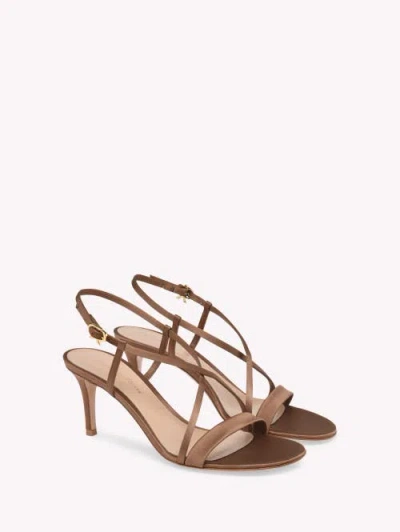 Gianvito Rossi Larisse Stiletto Heel Sandals In Brown