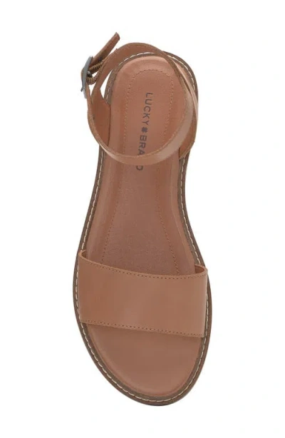 Lucky Brand Women's Kimaya Ankle-strap Flat Sandals