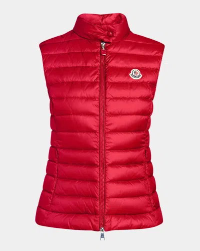 Moncler Igens Down Gilet In Red