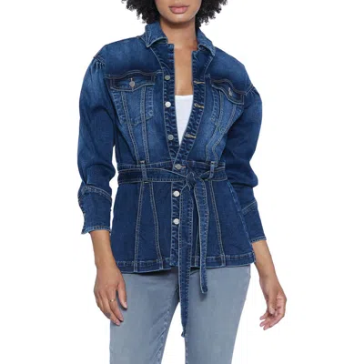 Wash Lab Denim Dojo Belted Denim Jacket