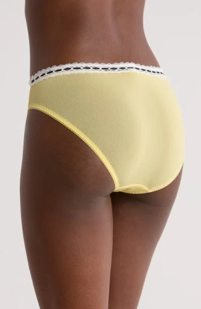Free People So Sweet Intimately Fp Mesh Bikini In Yellow
