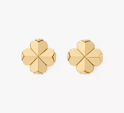 Kate Spade New York Spade Flower Stud Earrings In Gold