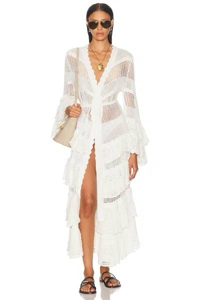 Alexis Cari Robe In White