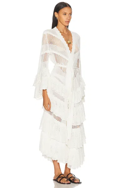 Alexis Cari Robe In White
