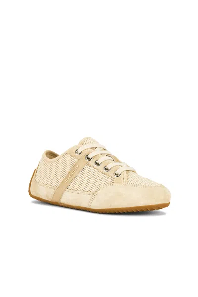 Givenchy Mesh And Suede Slim Low-top Sneakers In Neutral