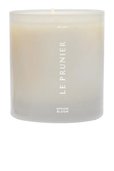 Le Prunier Spring Bloom Candle In White