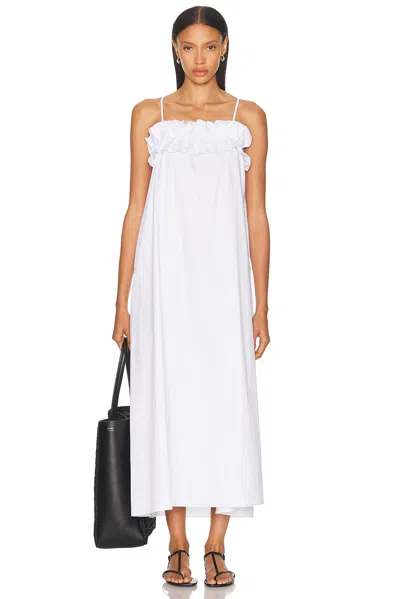 Solid & Striped The Sophie Poplin Maxi Dress In White