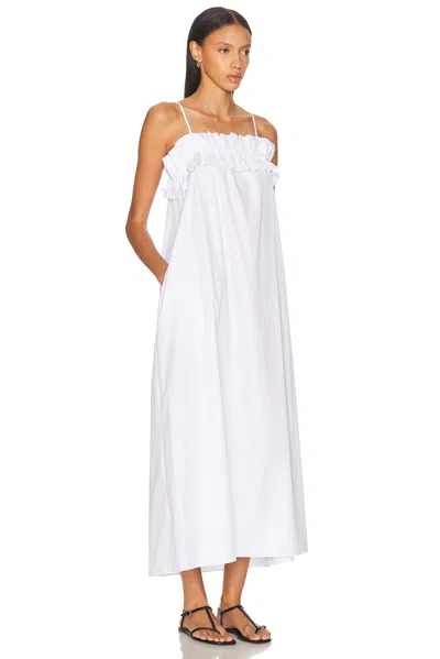 Solid & Striped The Sophie Poplin Maxi Dress In White