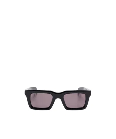 Alexander Mcqueen Rectangular T-bar Sunglasses In Black