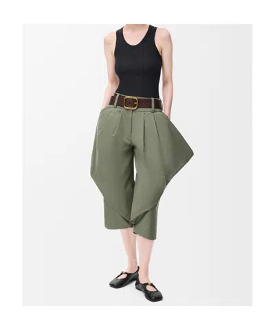 Loewe Womens Black Anagram Ribbed Silk-jersey Tank Top